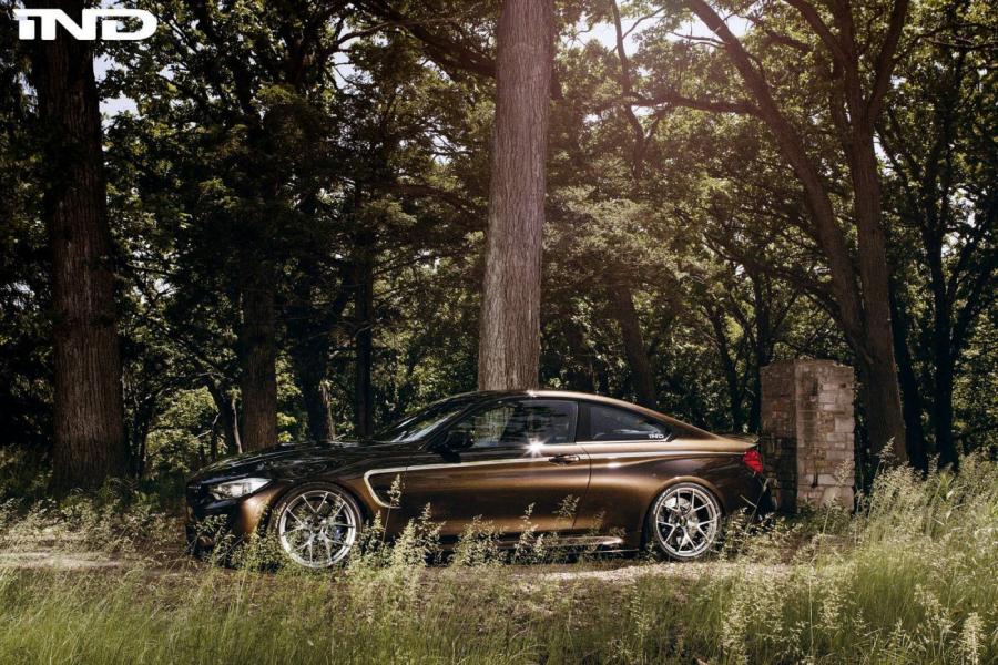  BMW M4 Coupe Pyrite Brown by IND 2015 года  (фото 3 из 14)